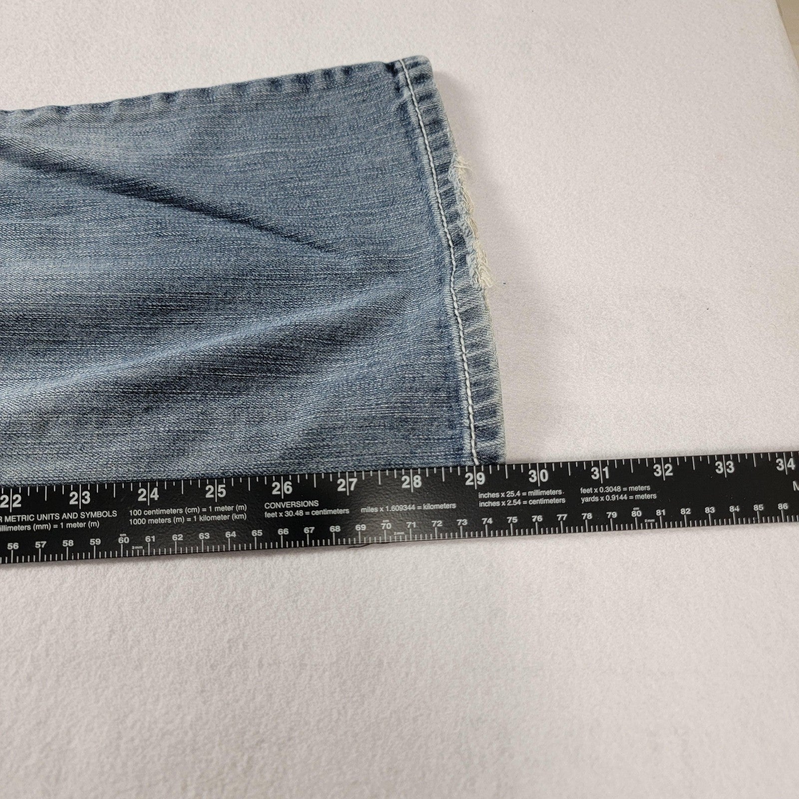 HarleyDavidson Jeans Womens 8 Blue Bootcut Distressed Denim Biker Pants
