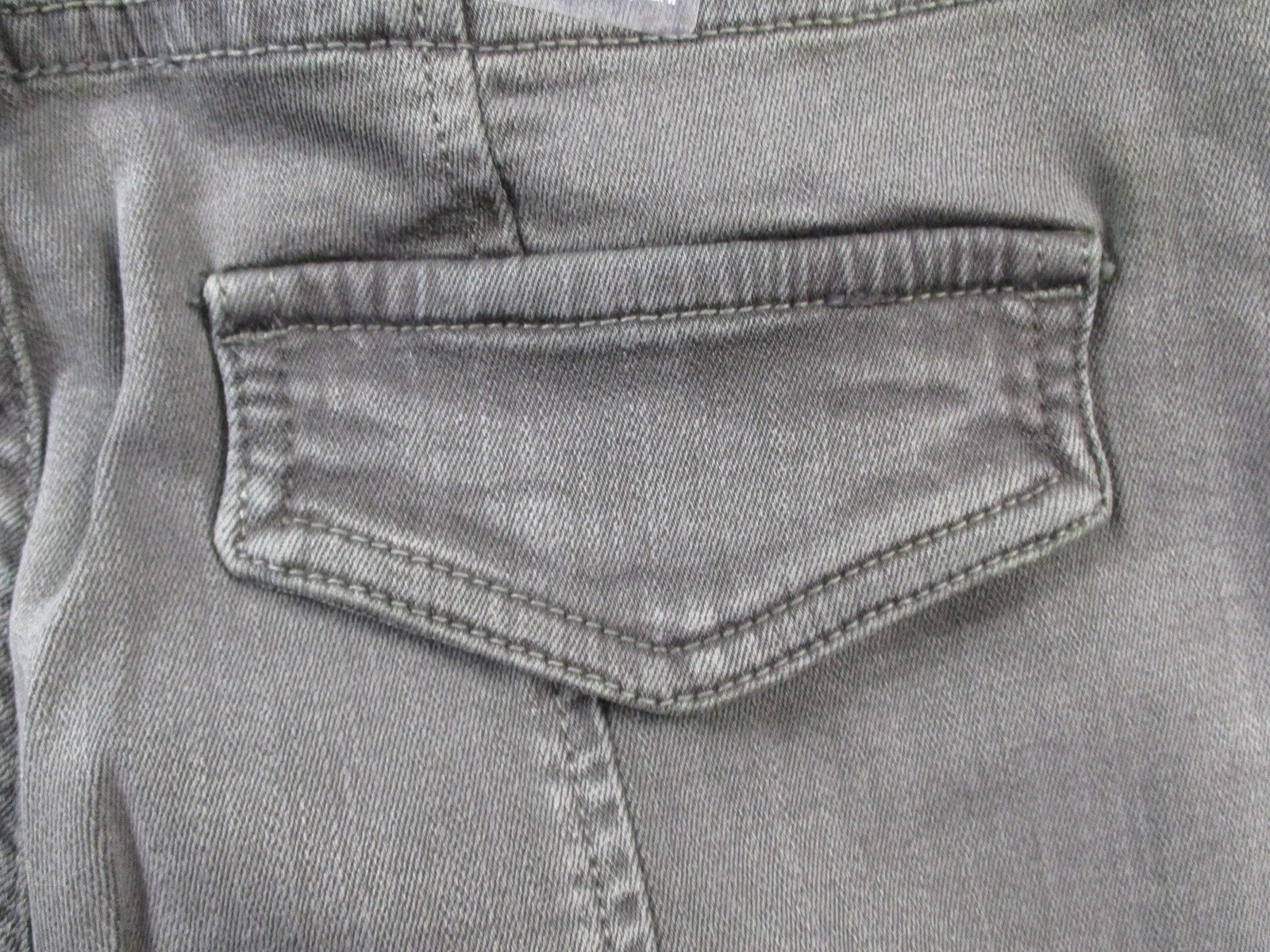 Fidelity Denim Panther Full Cargo Jeans Womens 26 Deep Sage Green Made USA 14615
