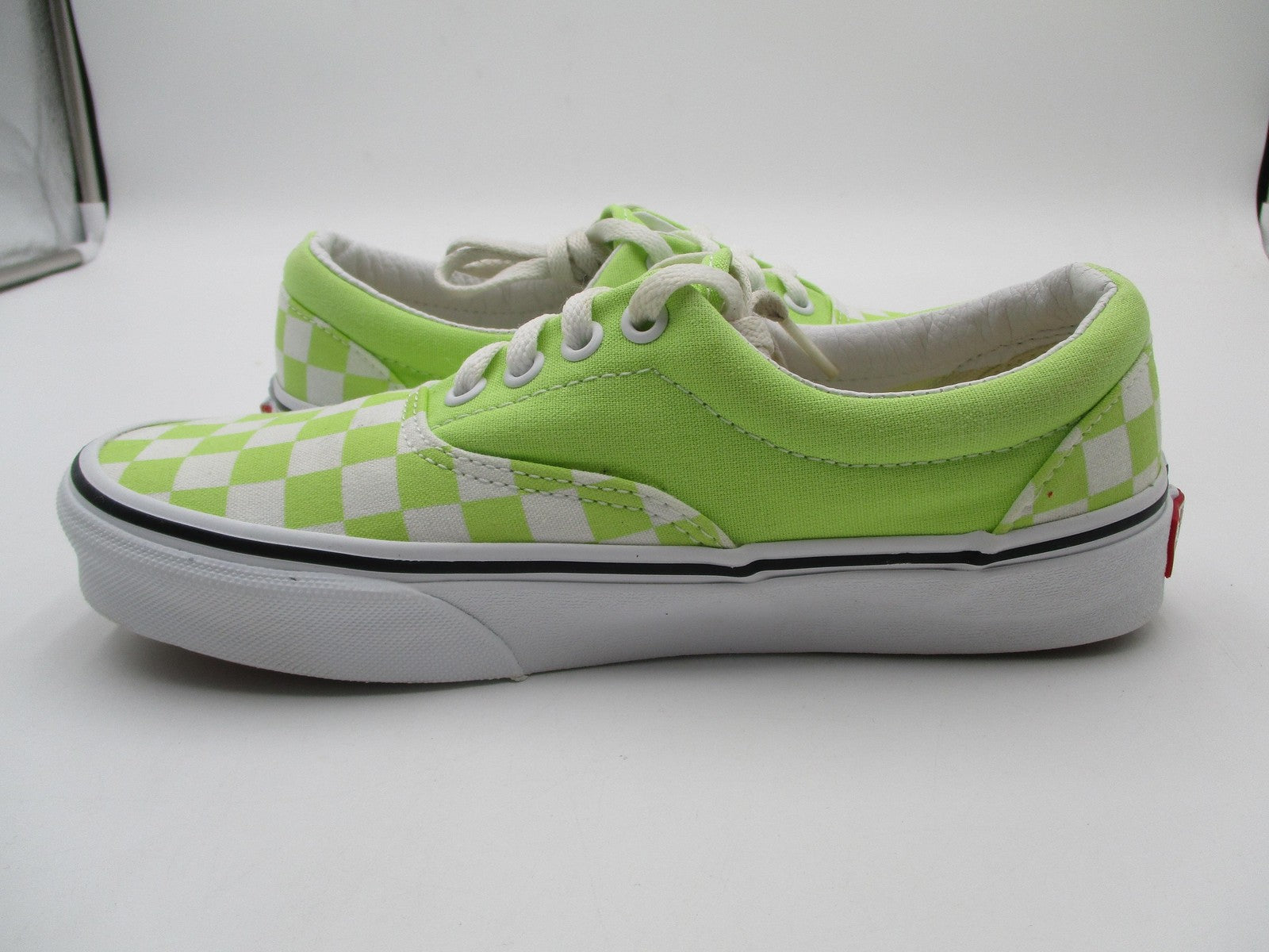 Vans Era Shoes Mens Size 5 Green White Checkerboard Low Top Skate Sneakers7