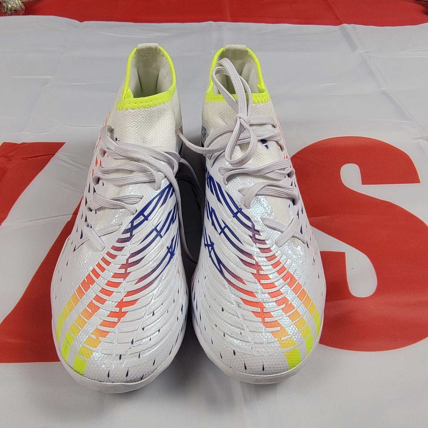 Adidas Predator Edge.3 TF 'Al Rihla Pack  White' Sz 8.5 GW0951