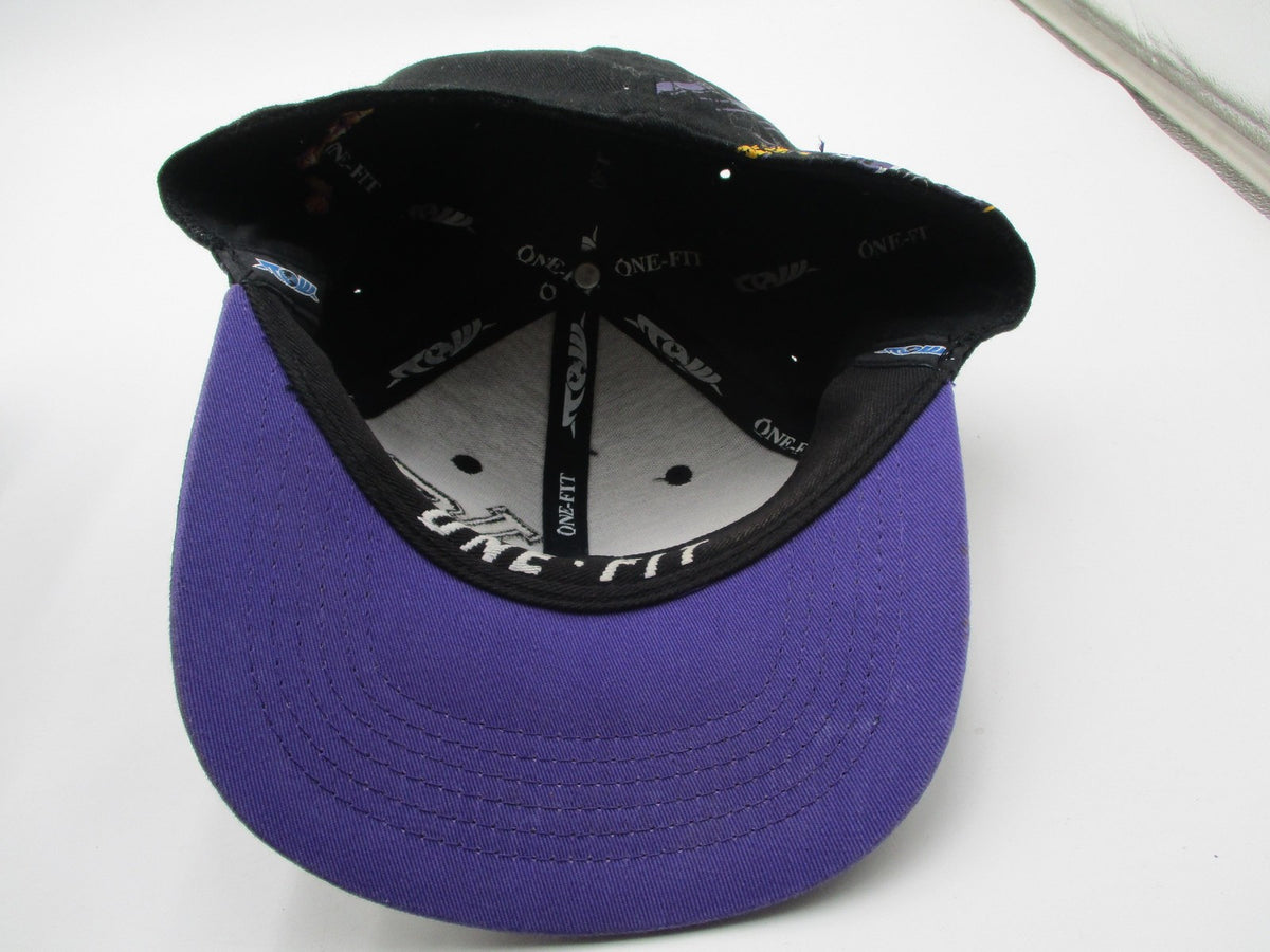 LSU Tigers Hat Cap Fitted Mens Medium Black NCAA Football Top Of The World11