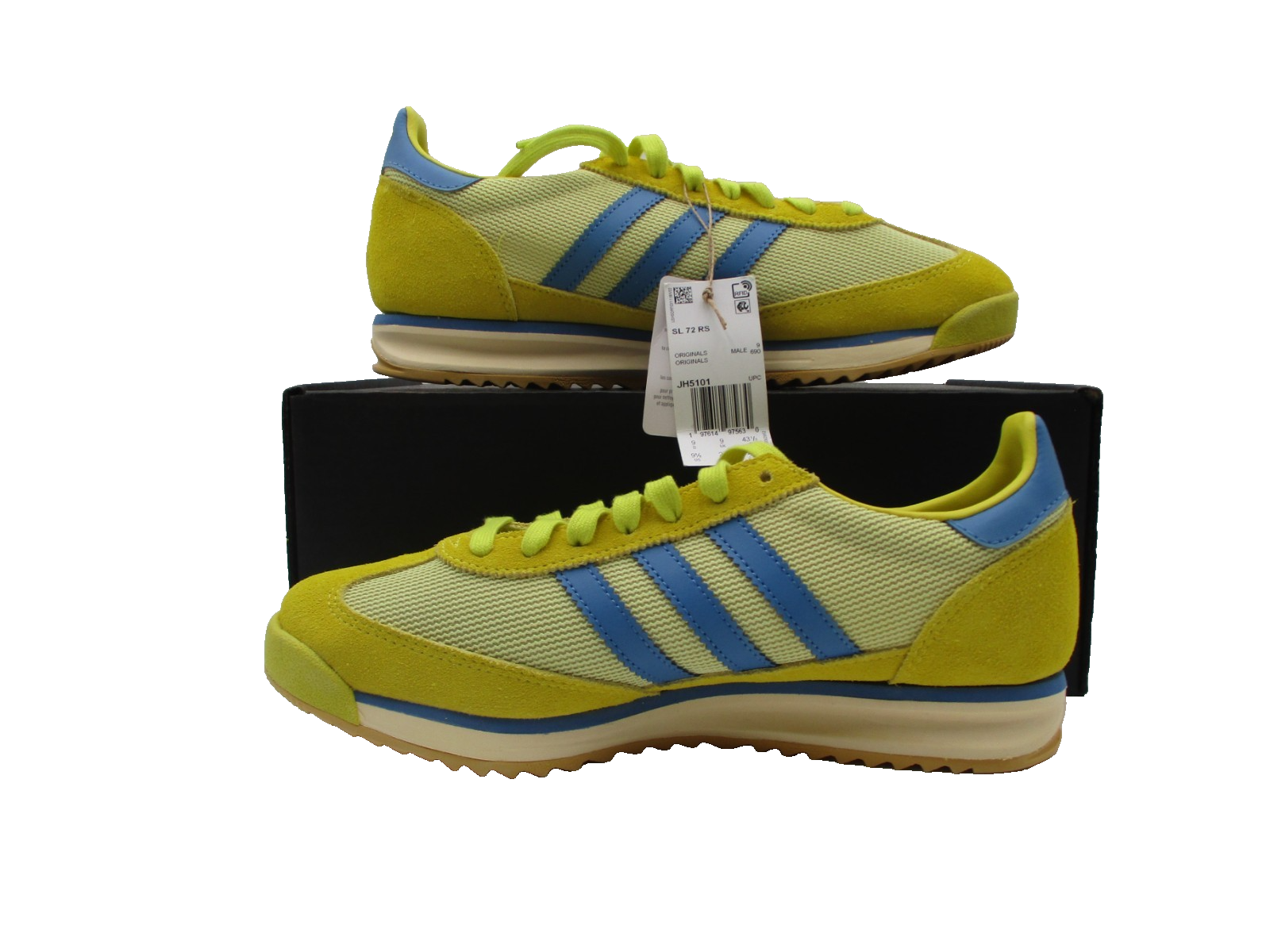 Adidas Originals SL 72 RS JH5101 Men’s Size 9.5 'PURE SULFUR FOCUS BLUE' (1C8)2
