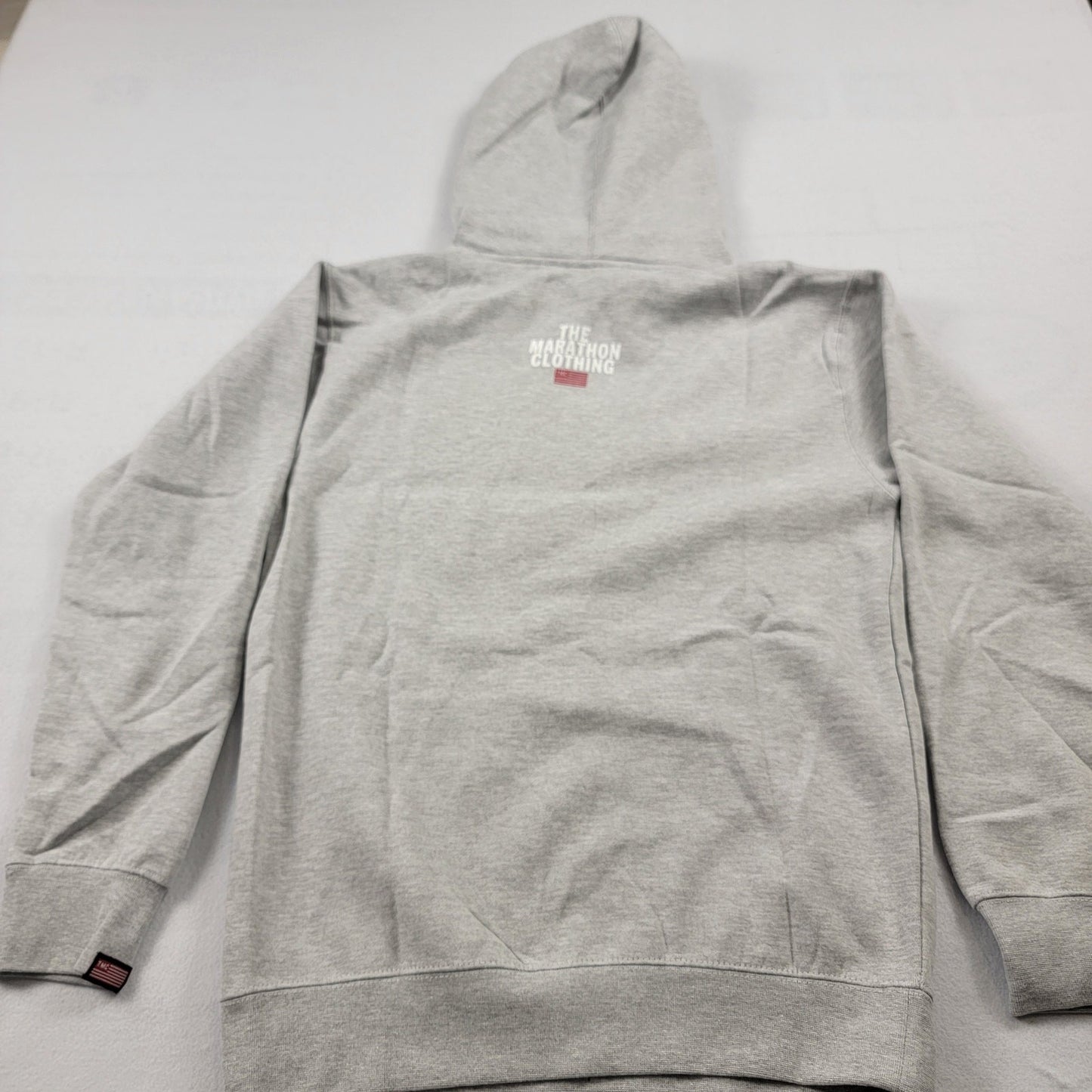 The Marathon Clothing Gray Hoodie Mens Sz S 1