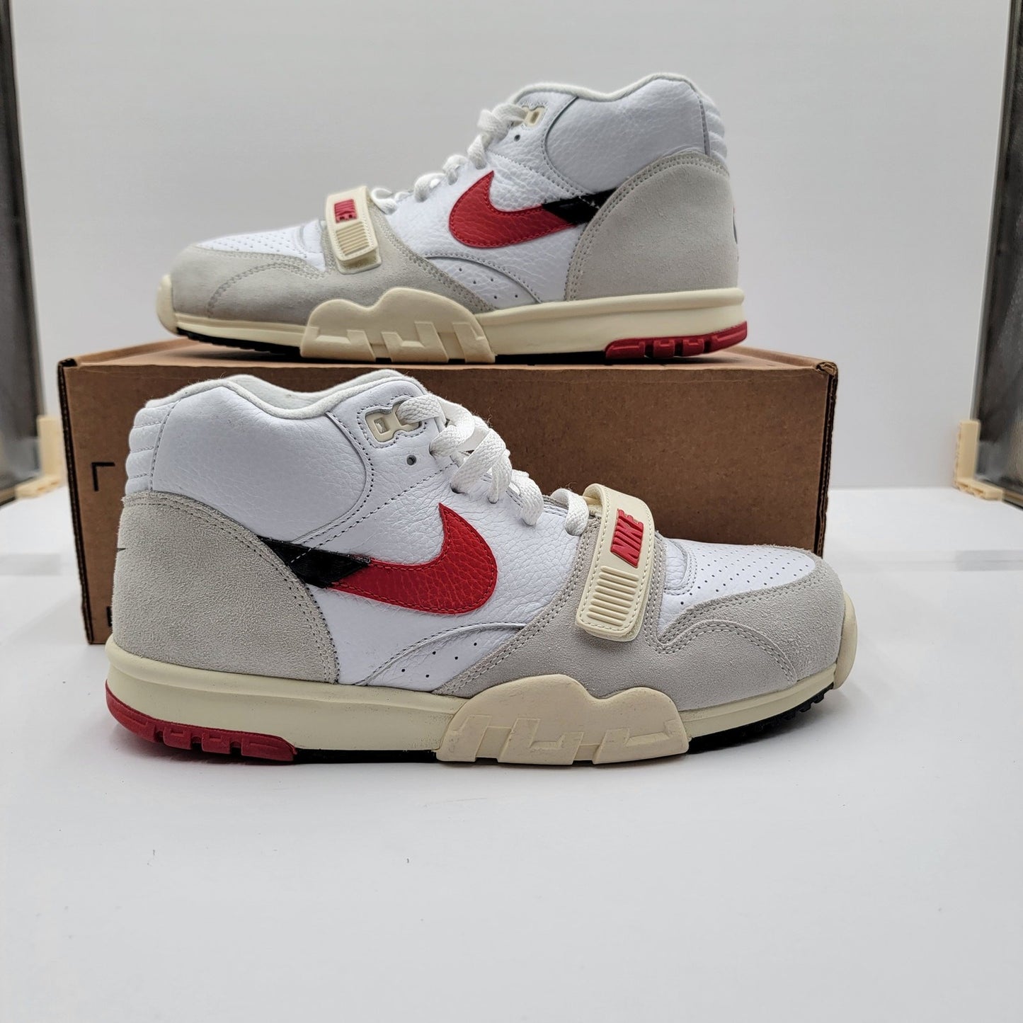 Nike Air Trainer 1 'Split  University Red' Mens Sz 9.5 DZ2547 100