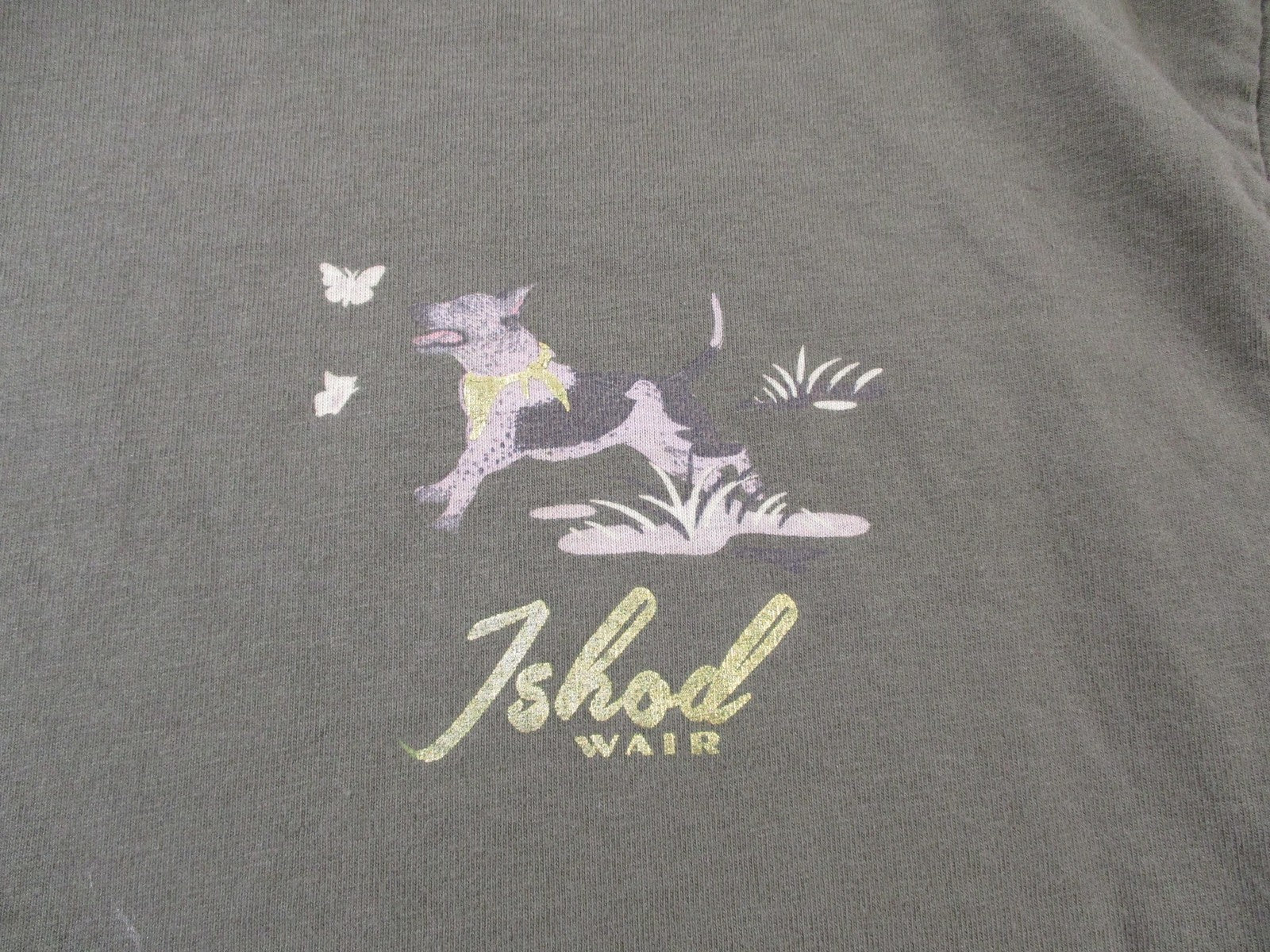 Stance Ishod Wair Real Skateboards Shirt Mens Medium Green Dog Graphic Tee 15573