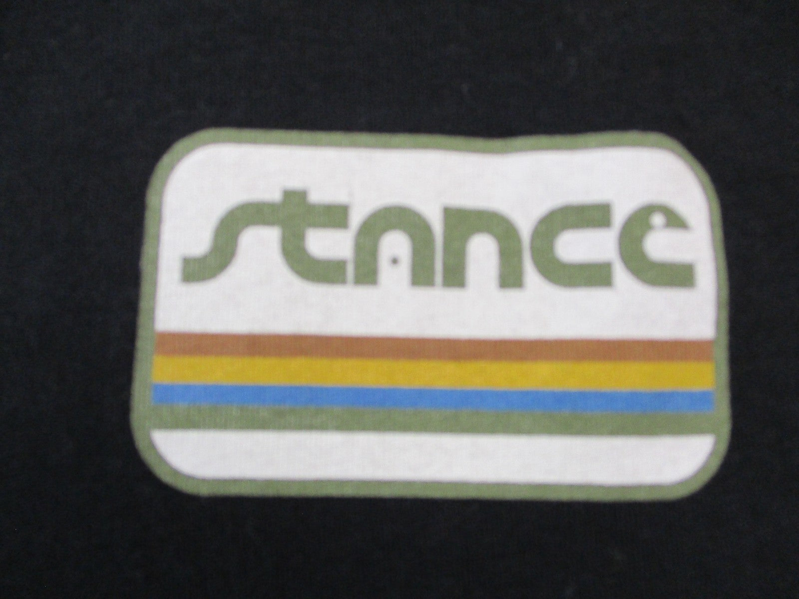 Stance Shirt Mens Large Black Long Sleeve Retro Stripe Logo Graphic Crewneck Tee3