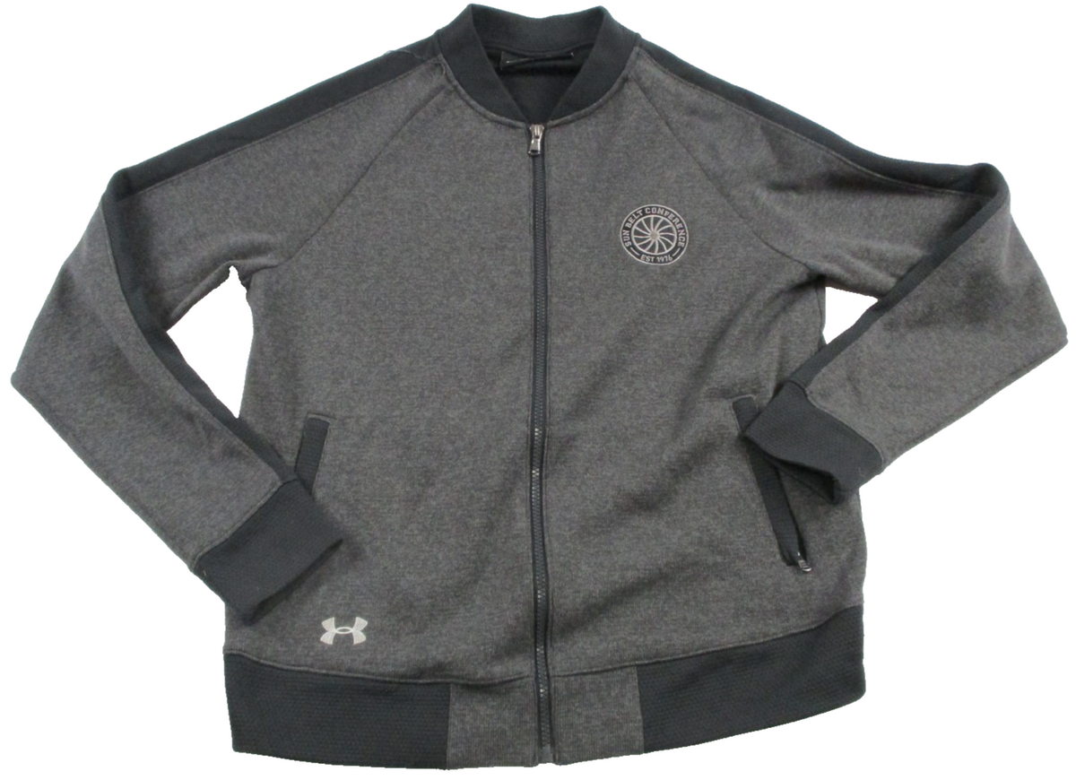 Sun Belt Conference Jacket Mens Large Gray NCAA Basketball Under Armour 16560