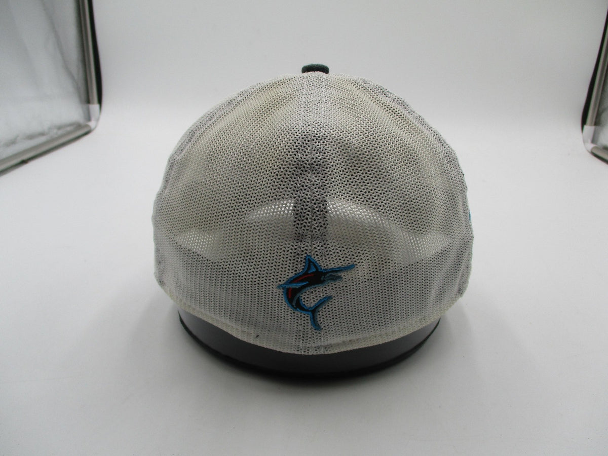 Miami Marlins Hat Cap Fitted Mens Large Gray MLB Baseball 39THIRTY New Era5