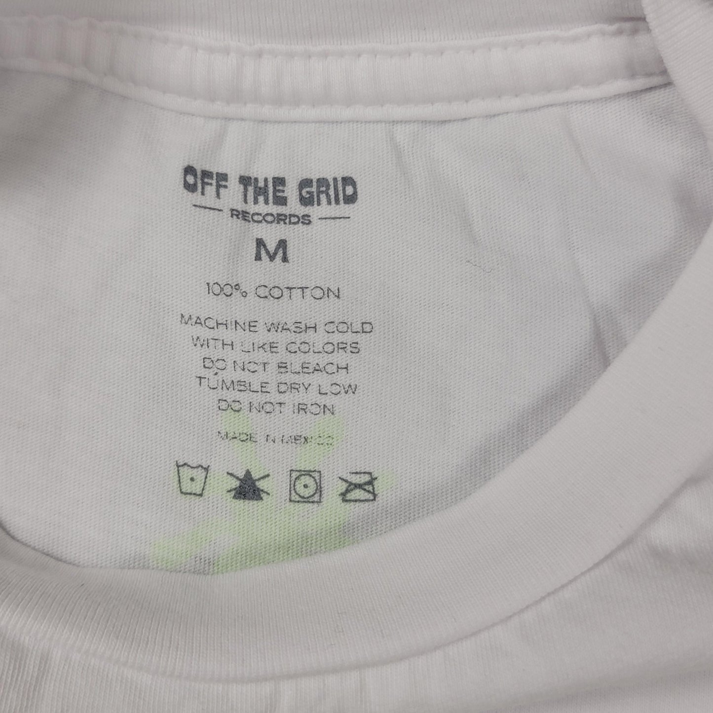 Off The Grid Records 'What A Life' Women's White Graphic Tee
