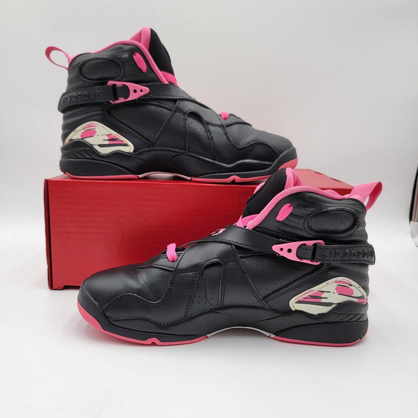 Nike Air Jordan 8 Retro GS 'Pinksicle' Sz 7Y-Womens Sz 8.5 580528-006