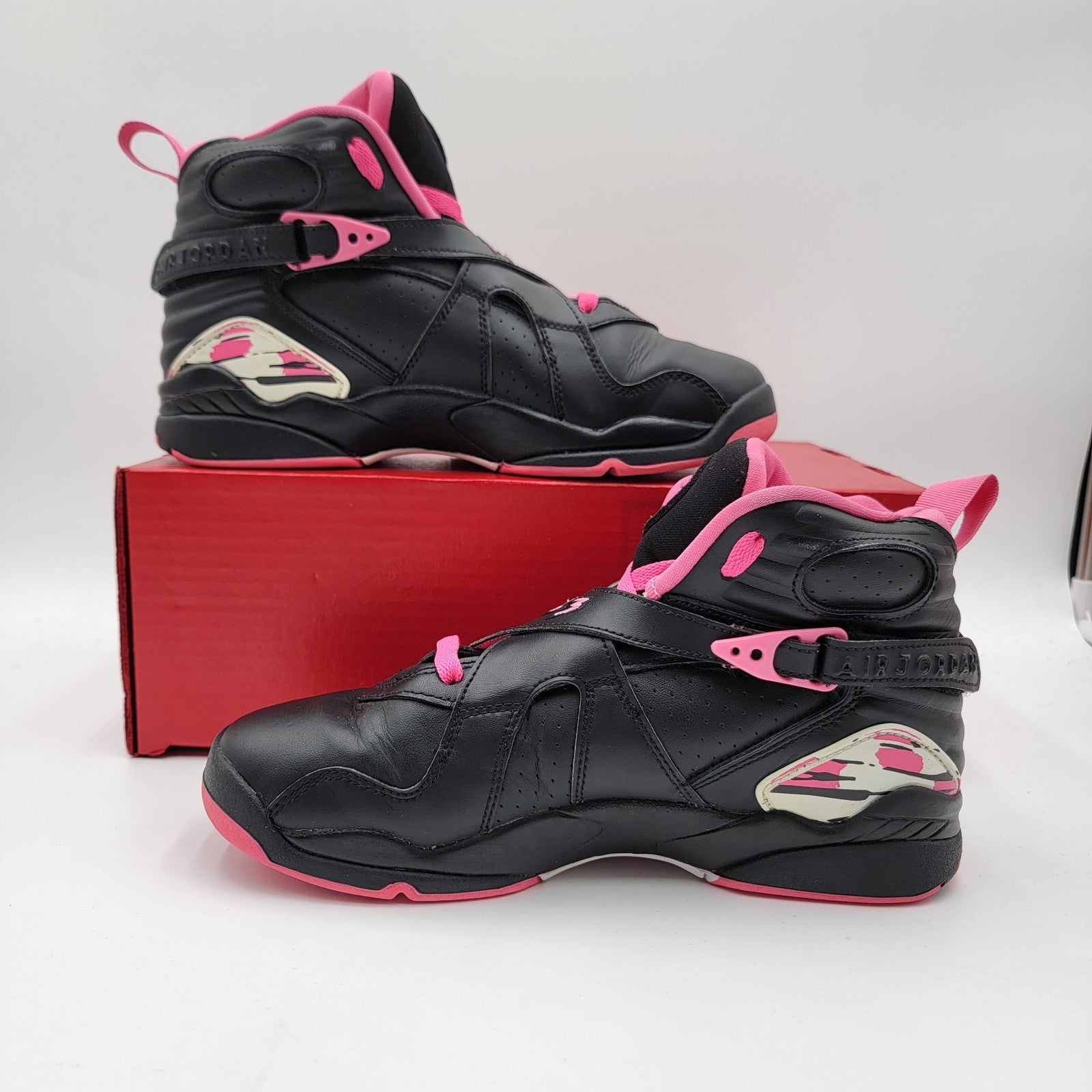 Nike Air Jordan 8 Retro GS 'Pinksicle' Sz 7Y-Womens Sz 8.5 580528-006