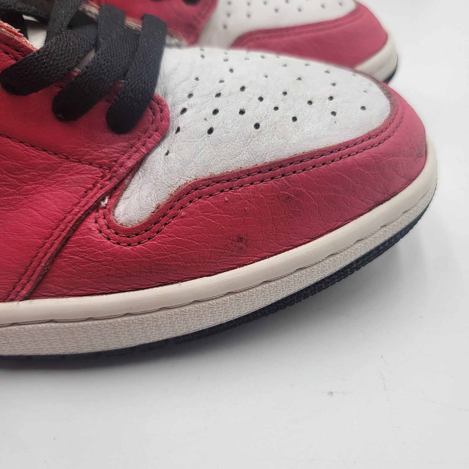 Nike Air Jordan 1 Retro High OG Shoes Mens Sz 13 Light Fusion Red 555088603 1A611