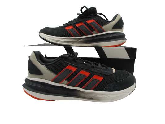 Adidas Astrastar Cloudfoam Black Gray Orange Men’s Sz 12 JQ60770