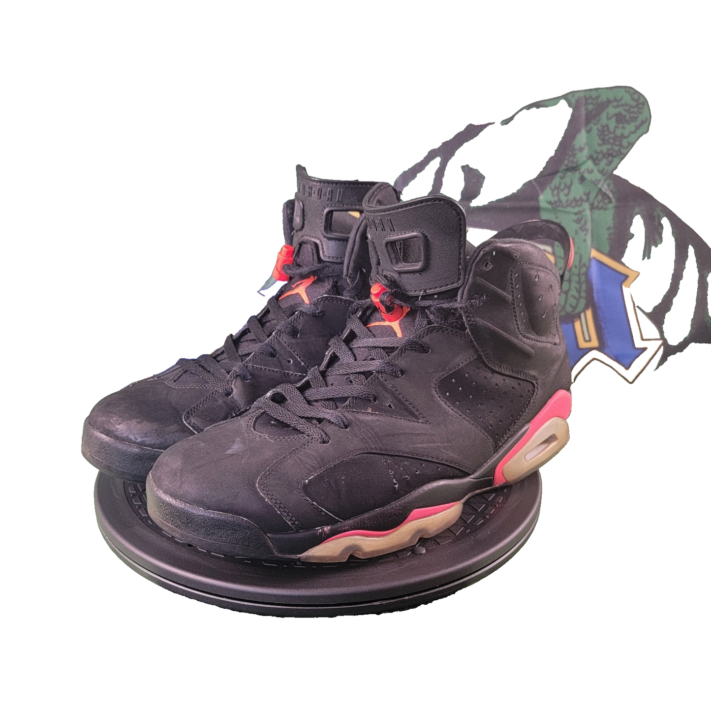 Air Jordan 6 Retro Black Infrared 2014 Men’s Size 13 Preowned 3846640233