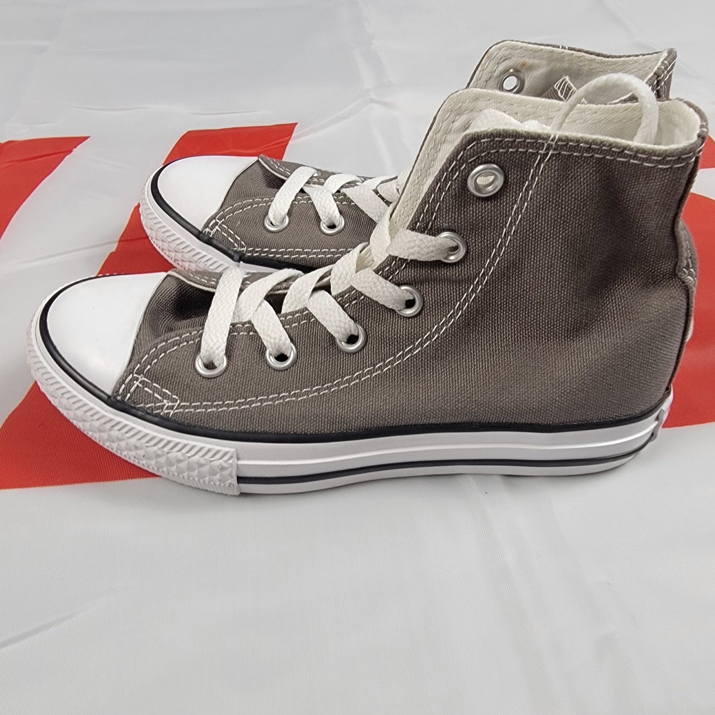 Converse CTAS Hi Canvas Charcoal Youth Sz 13 3J793C
