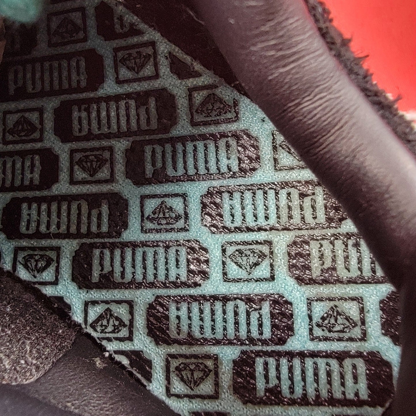 Puma Suede Diamond Supply Company Black/Diamond Blue Sz 4C 365712 01 8