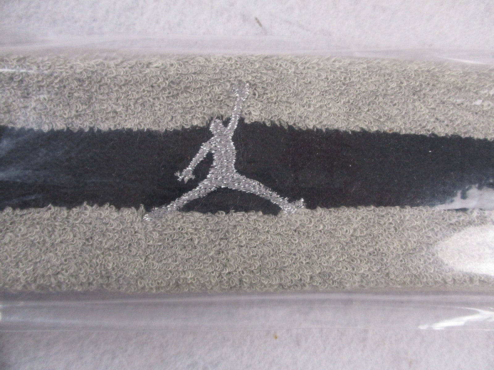 Air Jordan Jumpman Headband Vintage 2001 NWT Deadstock Grey 5908322