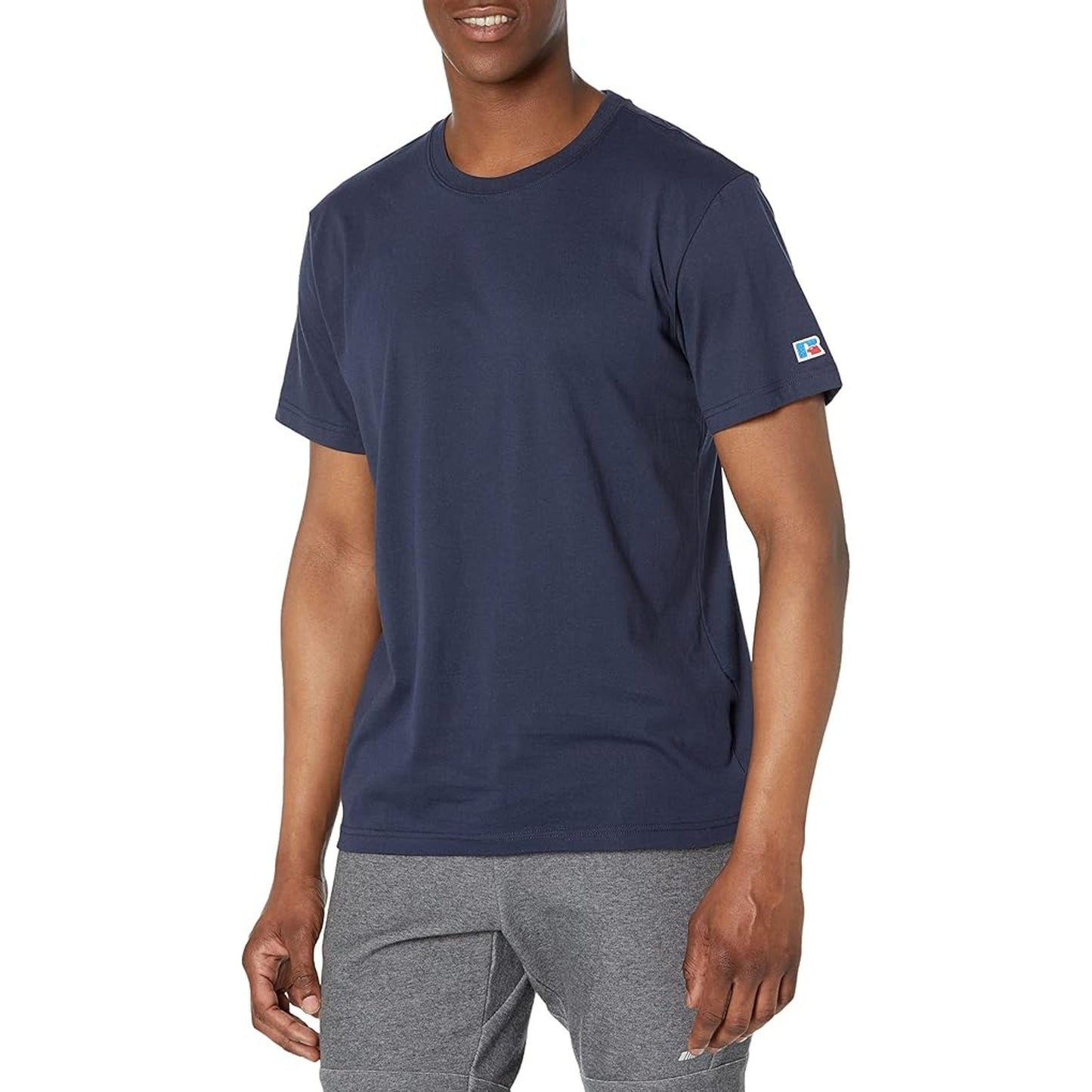 Russell Athletic Men's Short Sleeve TShirt True Navy Sz L0