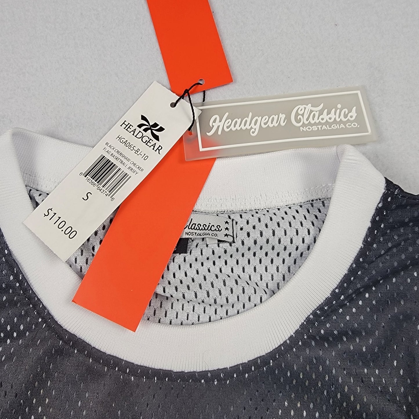 Headgear Classics “Crenshaw 60” Tank Mesh Jersey S Nipsey Hussle Checkered
