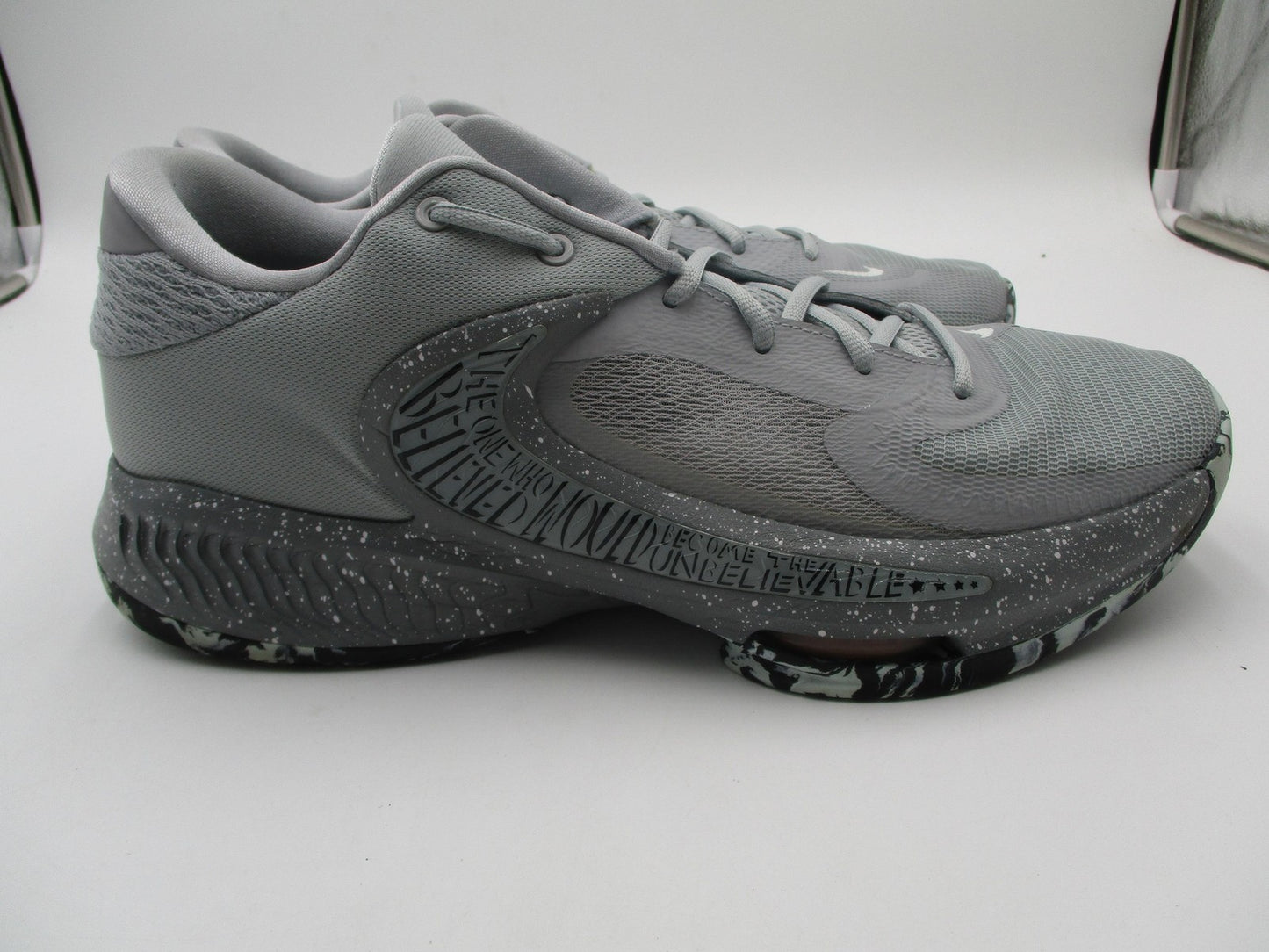 Nike Zoom Freak 4 Shoes Mens Size 13 Gray Low Top Basketball Sneakers DJ6149-0047