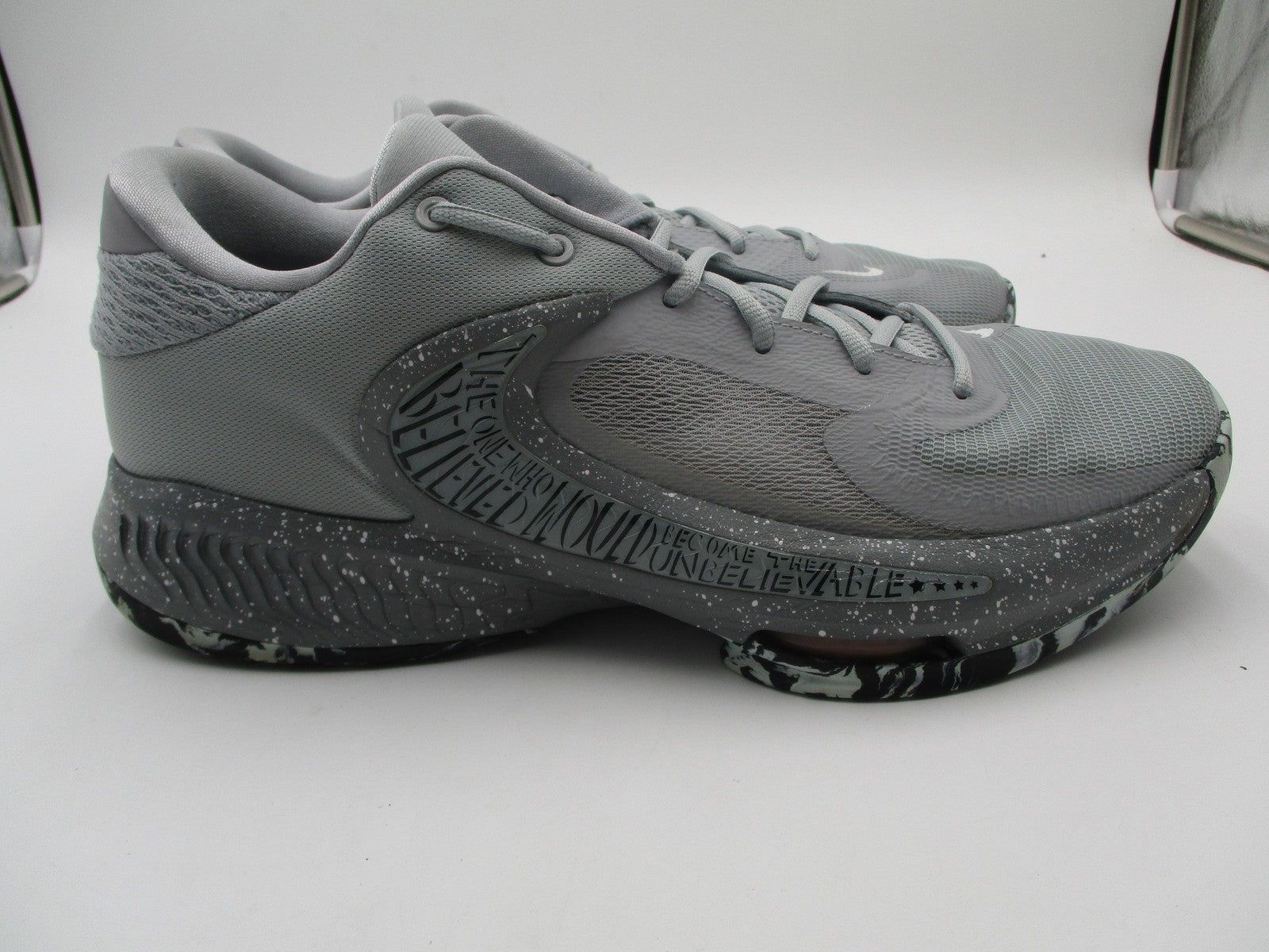 Nike Zoom Freak 4 Shoes Mens Size 13 Gray Low Top Basketball Sneakers DJ6149-0047