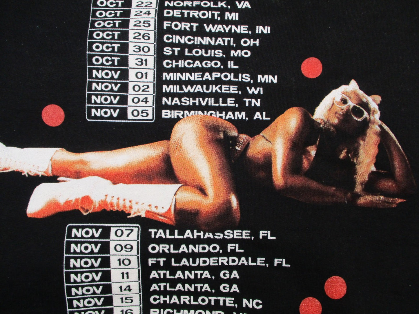 Sexyy Red Gildan Heavy Blend Hoodie Mens Large Black Tour Dates Graphic 1335368