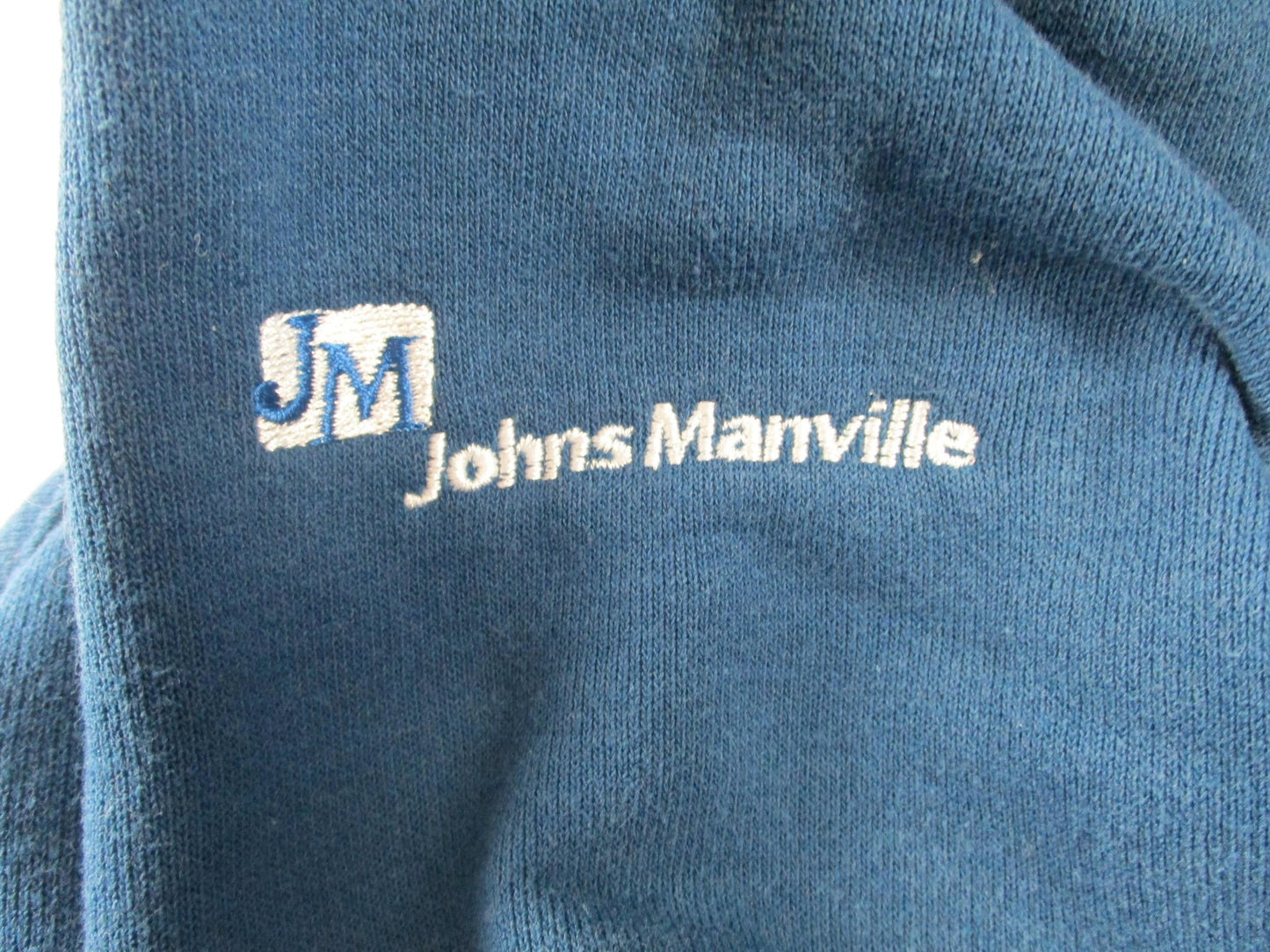 Carhartt Sweatshirt Mens 2XL Blue Full Zip Fleece Original Fit Logo Workwear4
