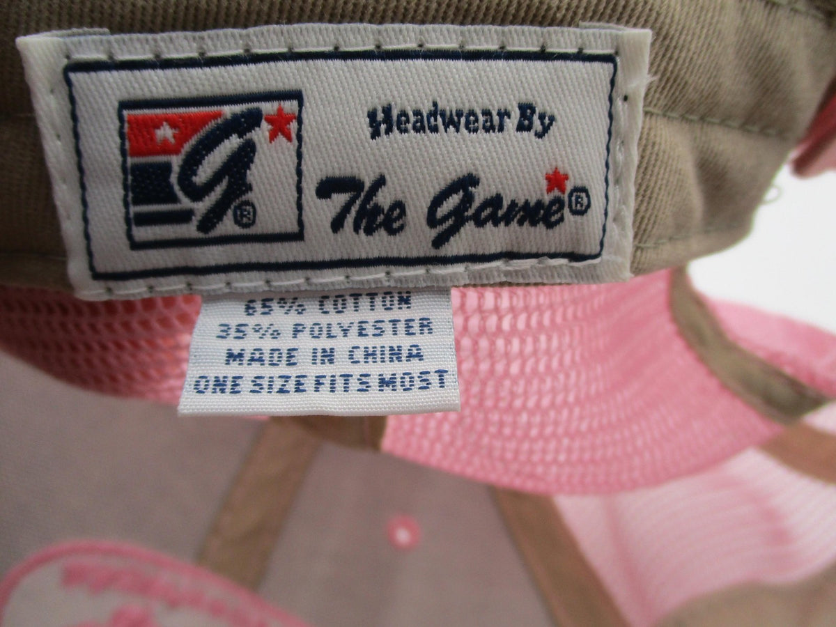 The Game Hat Cap Strap Back Womens One Size Pink Camo Duck Commander Trucker9