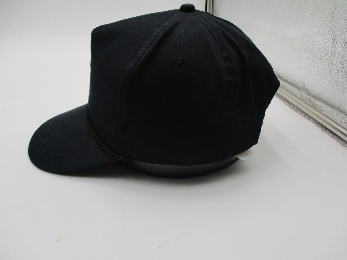Texaco Black Cotton Adjustable Snapback Rope Baseball Hat Cap Gas Oil Logo OSFA4