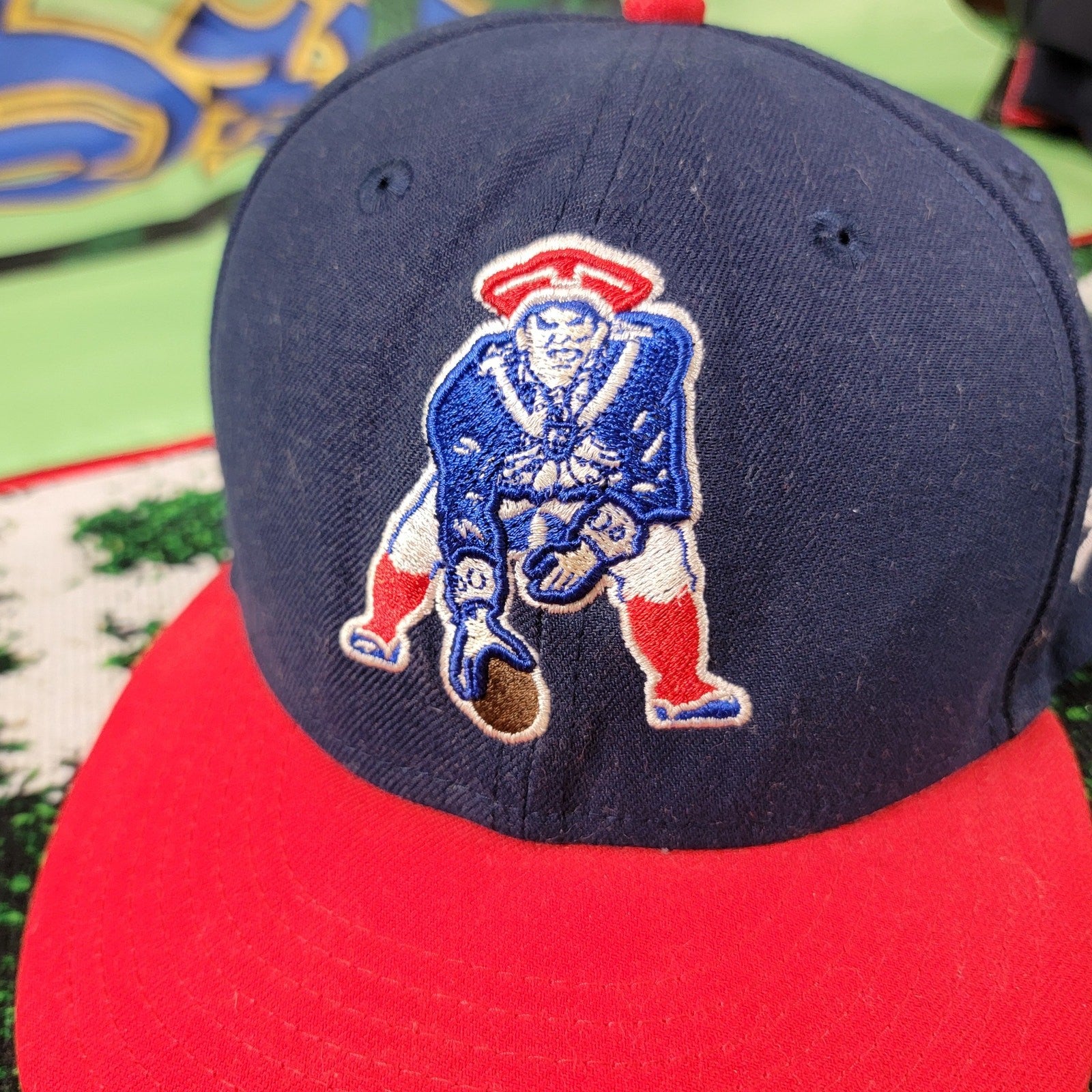 New Era New England Patriots SNAPBACK CAP Blue/Red 7 3/41