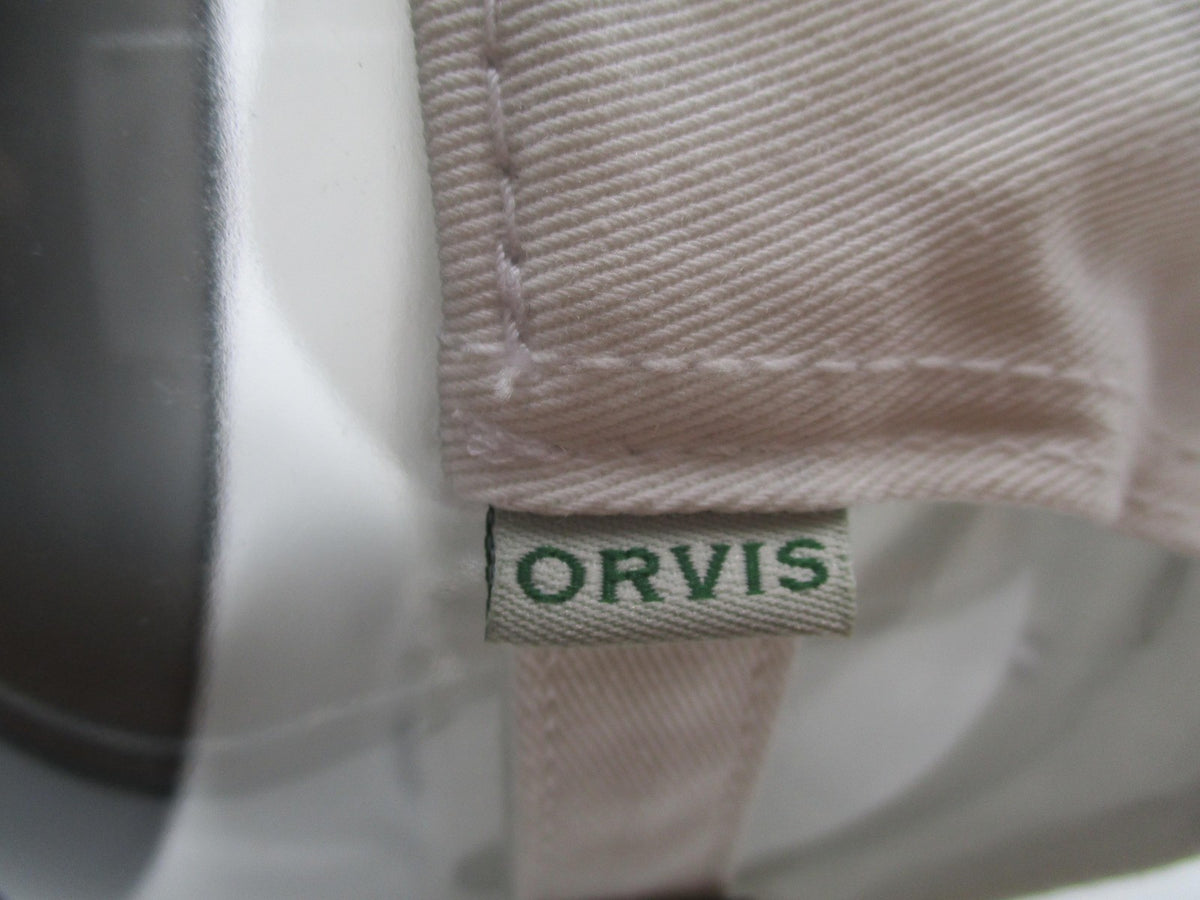 Orvis Hat Cap Strap Back Mens One Size White Paw Print Dog Baseball Cotton Twill6