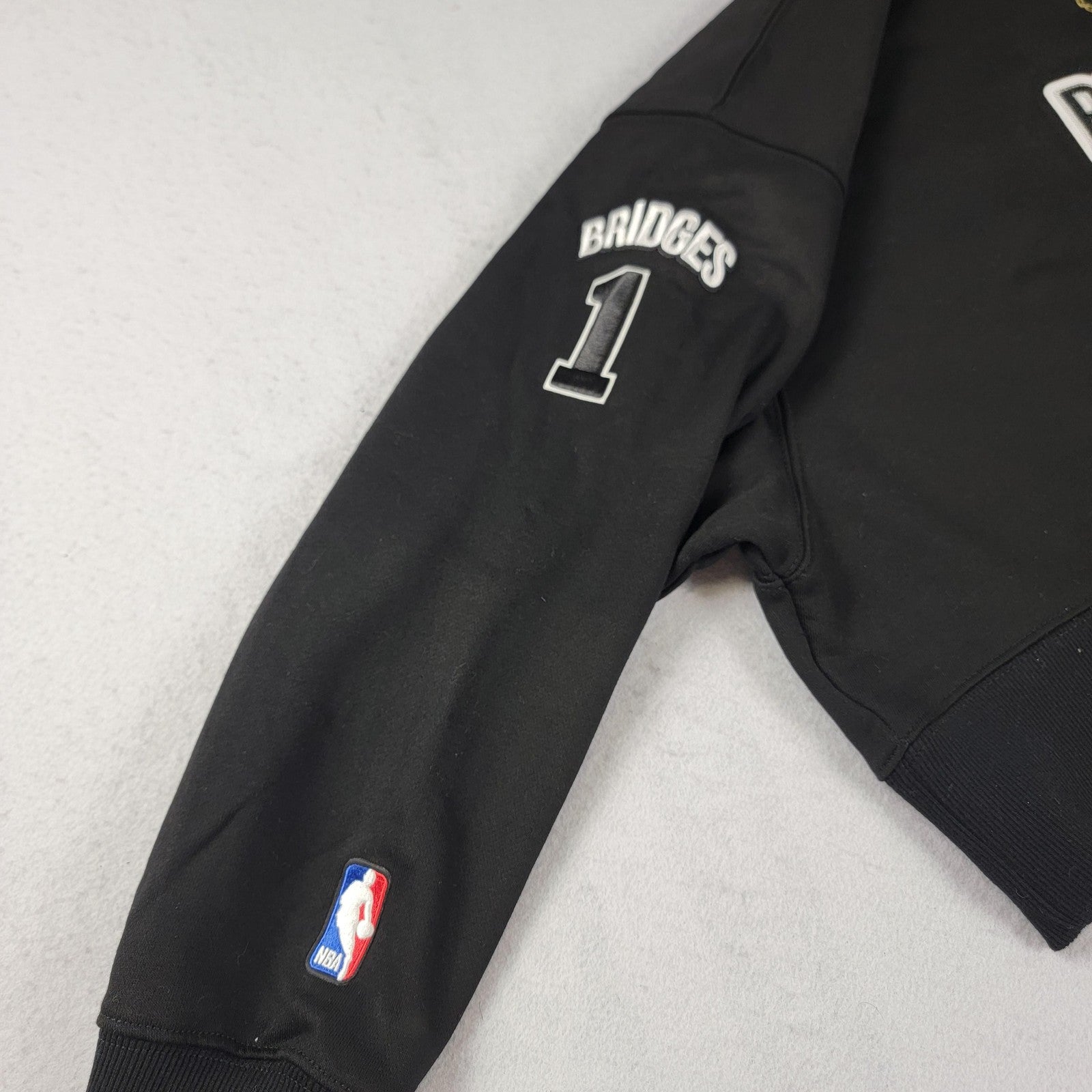 Brooklyn Nets Shirt Women Lg Black NBA Basketball Bridges 1 Pro Standard