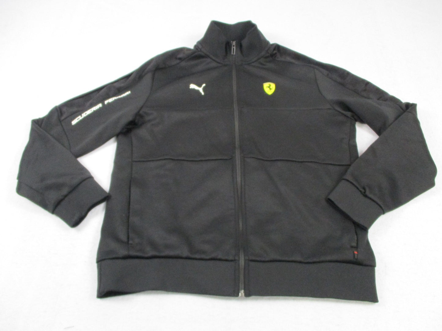 Scuderia Ferrari Set Mens L Top/XL Joggers Black Full Zip Formula 1 Racing Puma0