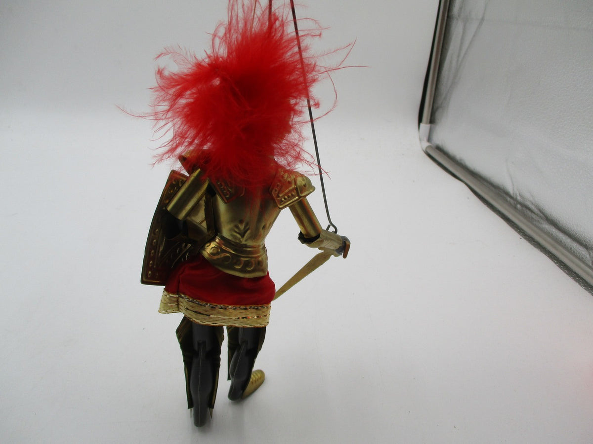 Vintage 1970s Pupo Siciliano Italian Knight Marionette 8 inch2