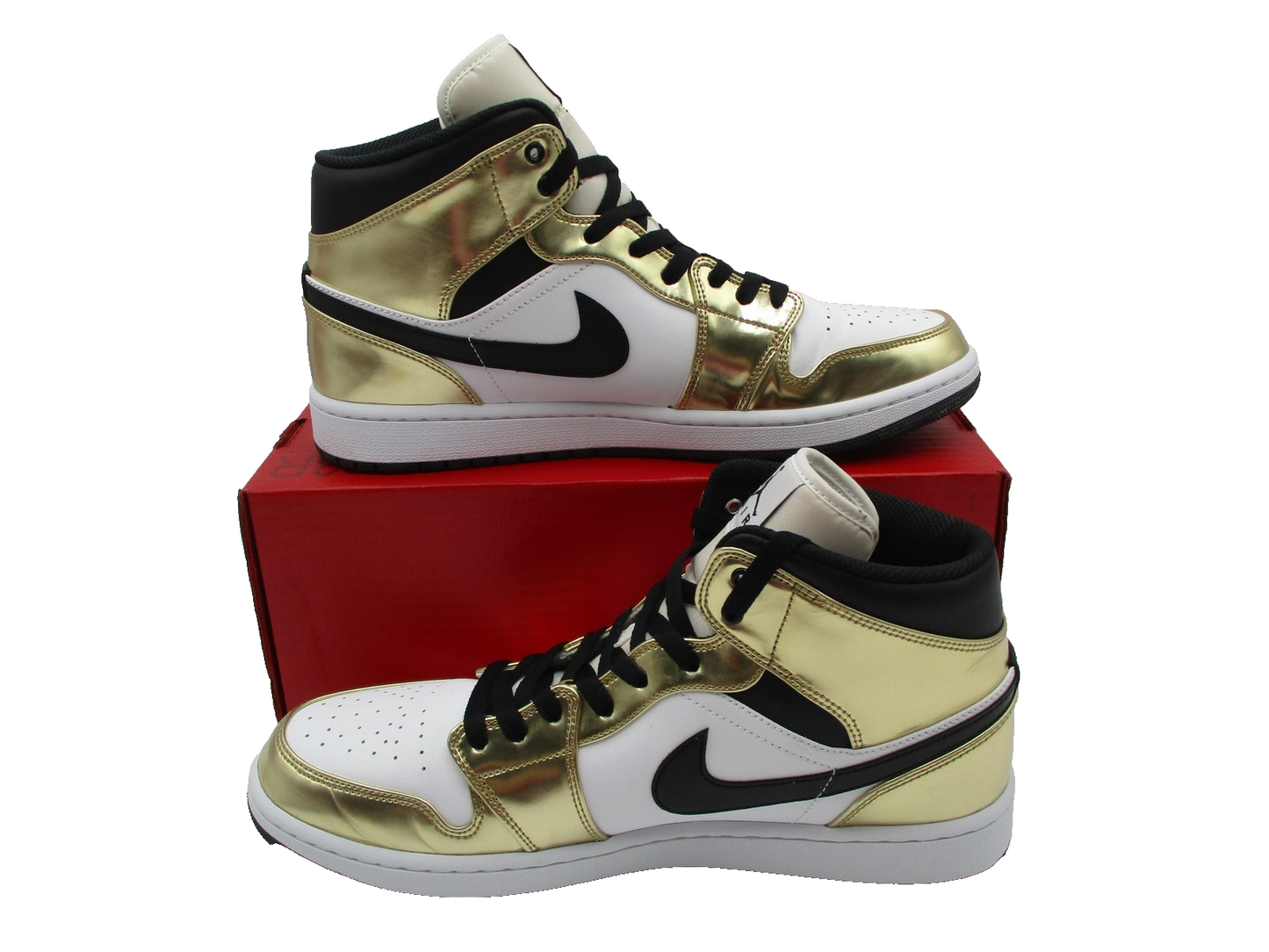 Nike Air Jordan 1 Mid SE Metallic Gold Shoes Men's Size 12 DC1419-700 1F83