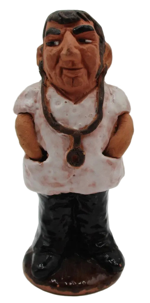 Vintage 1976 Eresco Doctor Figurine Small Hand Painted Whimsical Ceramic Taiwan0