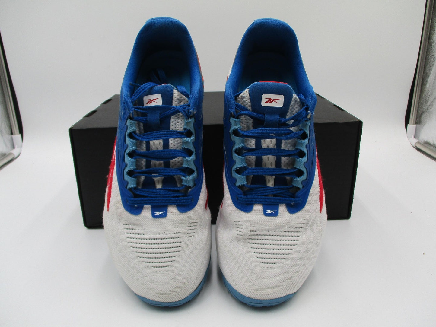 Reebok Nano X2 Shoes Womens Size 9 White Blue Red Training Sneakers GY2288 (1H3)4