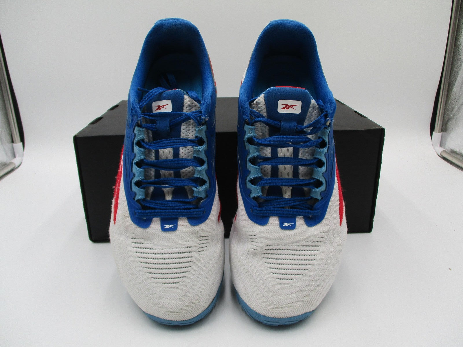 Reebok Nano X2 Shoes Womens Size 9 White Blue Red Training Sneakers GY2288 (1H3)4