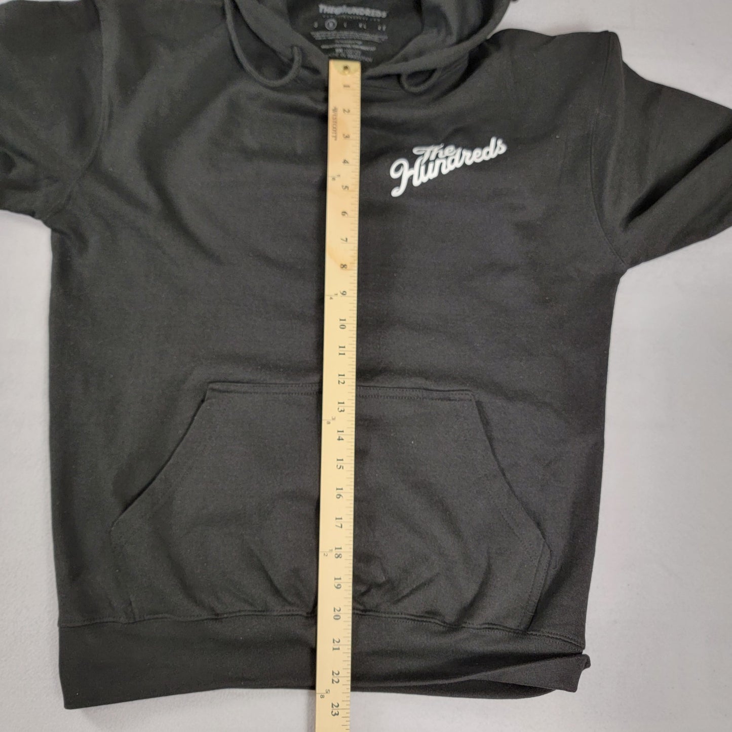 The Hundreds Forever Slant Script Pullover Hoodie Mens Medium Black