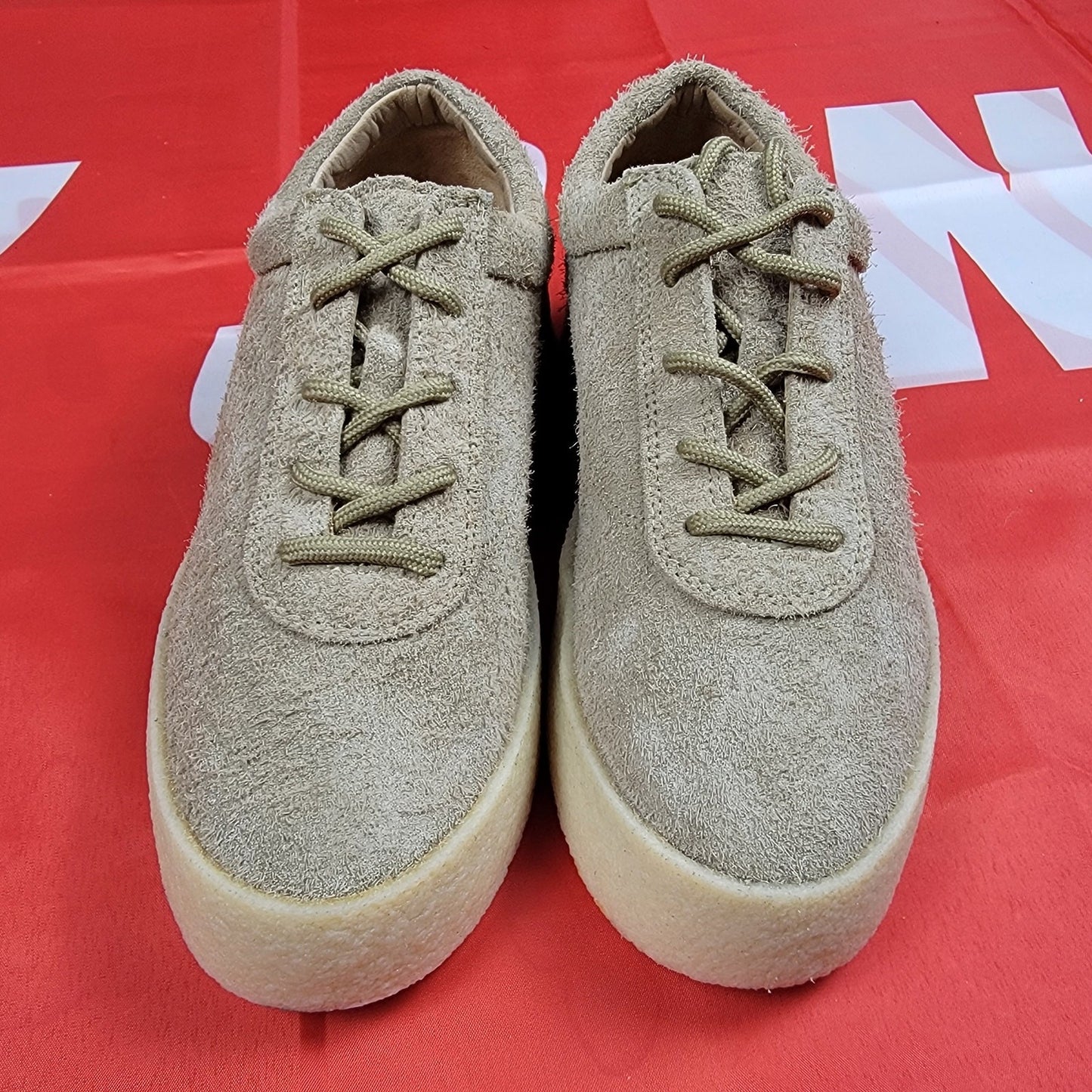 Yeezy Season 6 Thick Shaggy Suede Crepe 'Taupe' (Sz 38)3