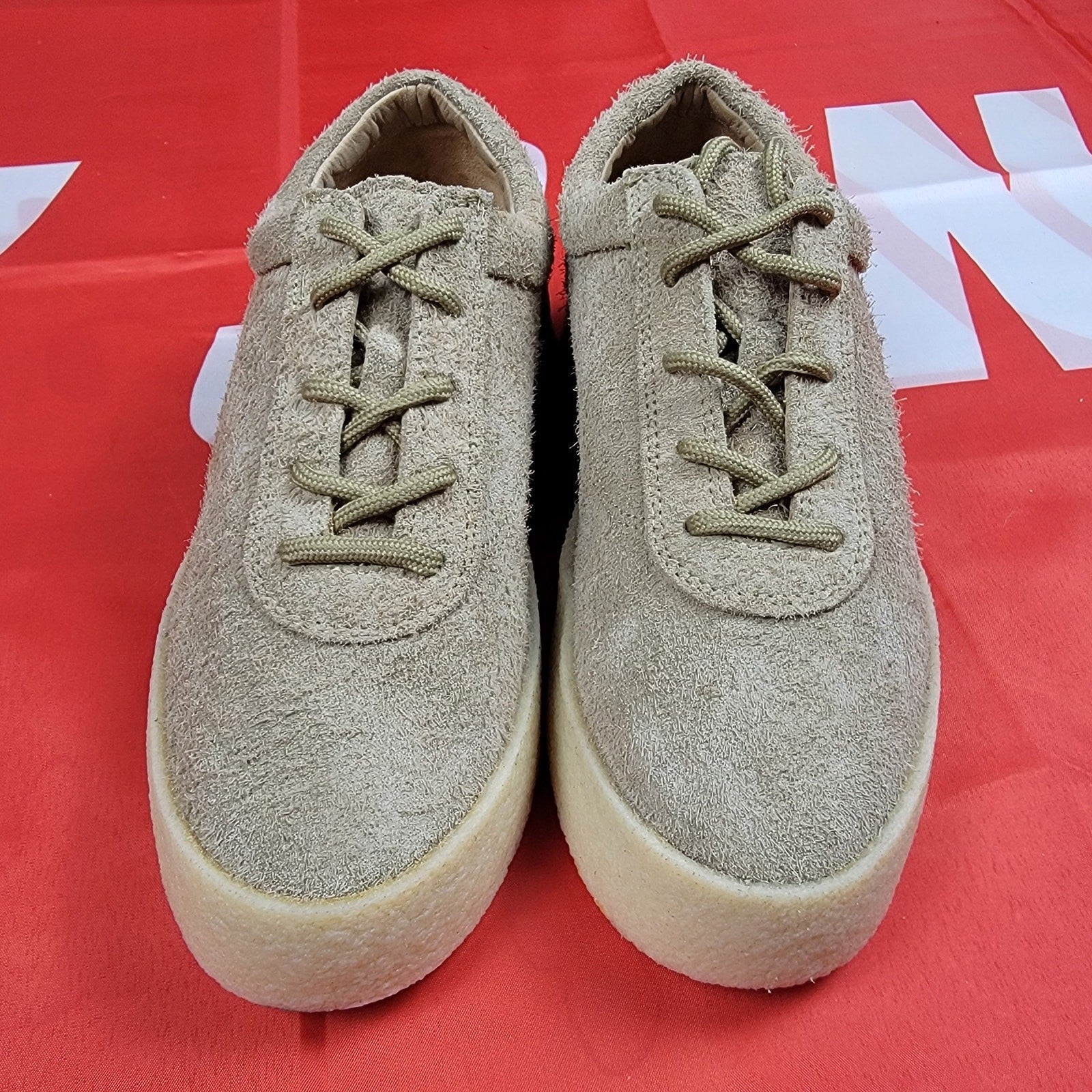 Yeezy Season 6 Thick Shaggy Suede Crepe 'Taupe' (Sz 38)3