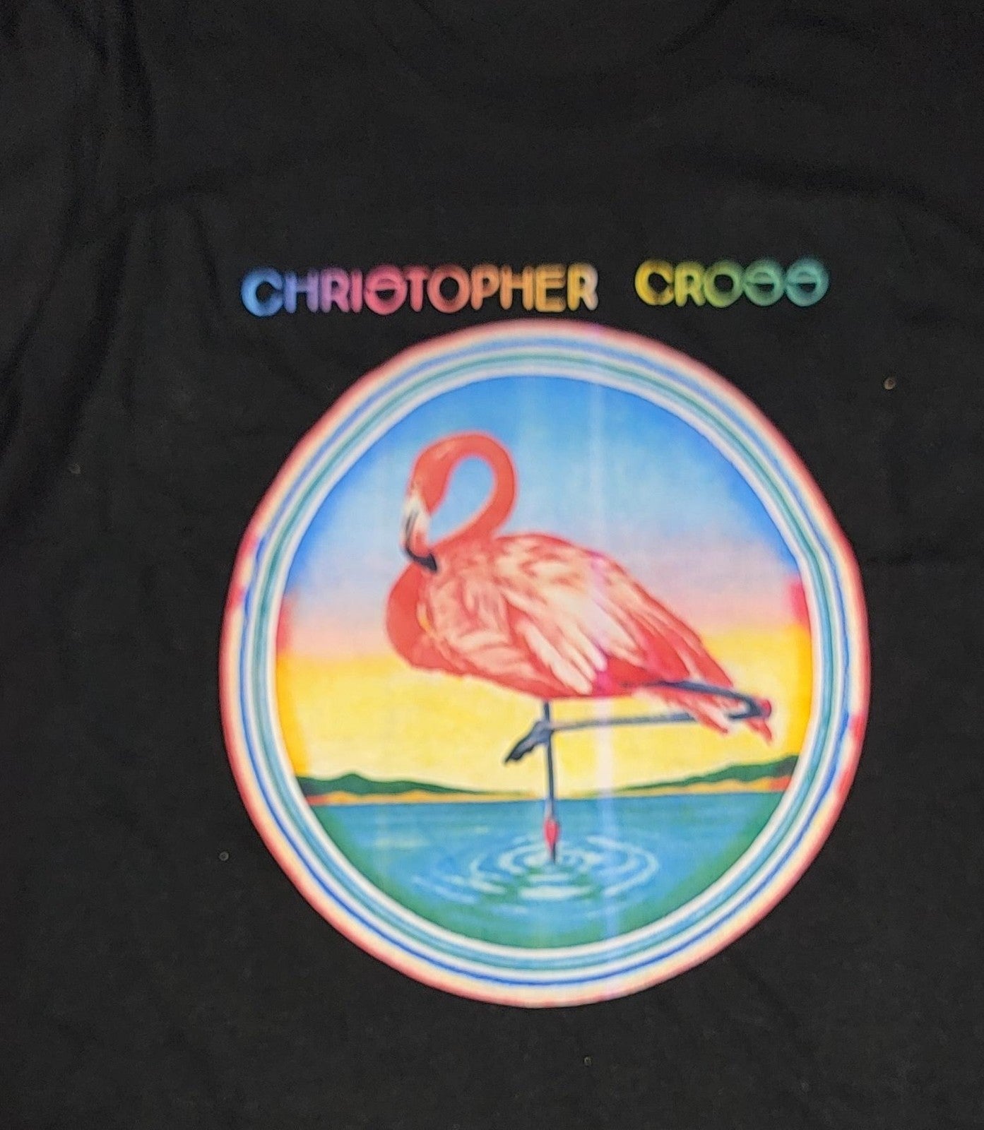 2 Pack Todd Rundgren Utopia Tour & Christopher Cross Black Tshirts Sz S