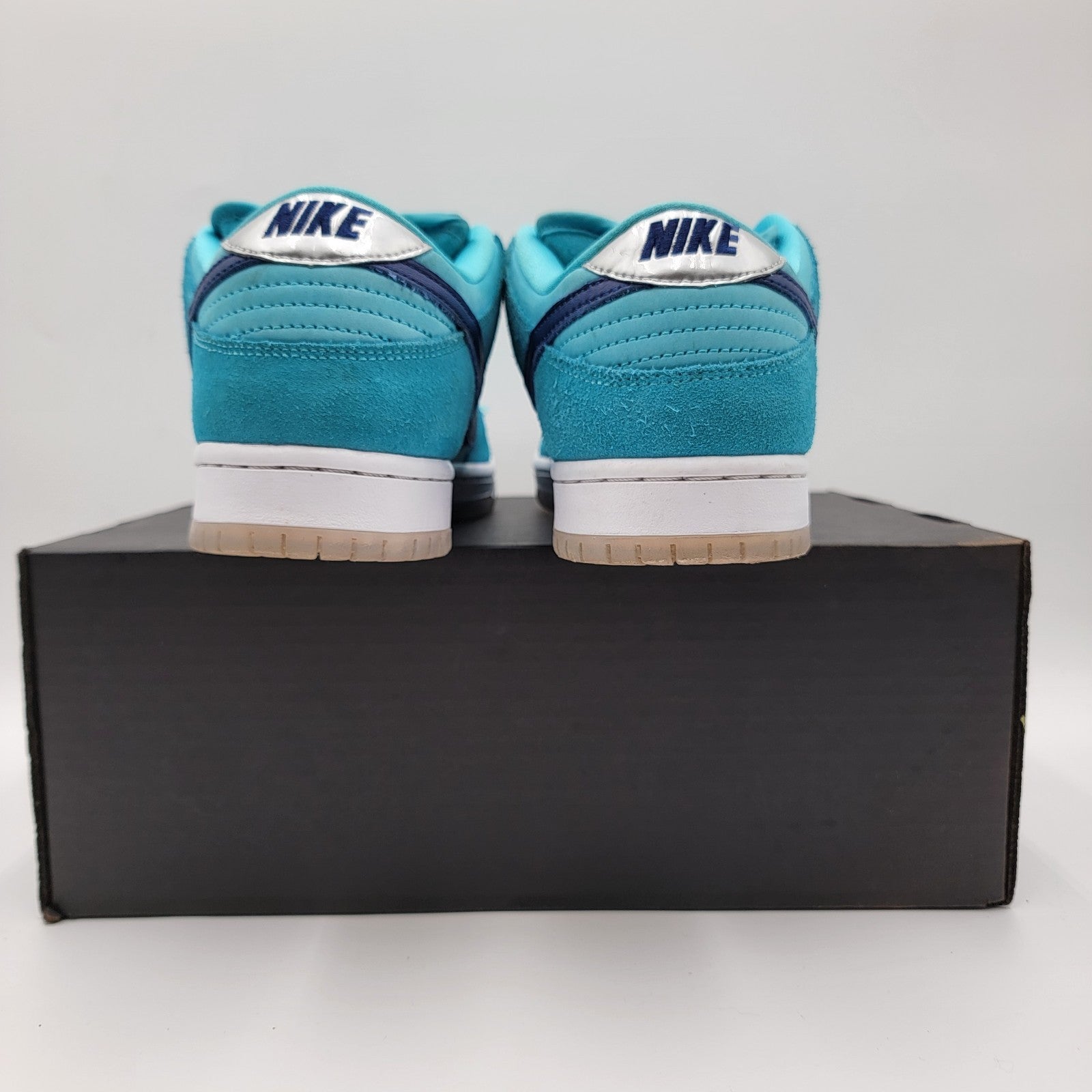 Nike Men's SB Dunk Low 'Blue Fury' Sz 8 Preowned BQ6817-400
