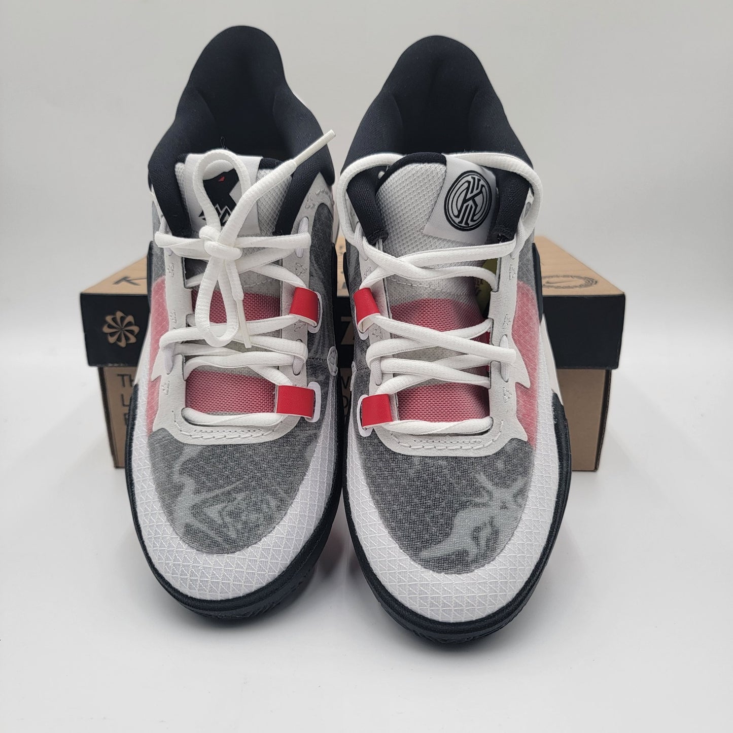 Size 6Y (GS)  Nike Kyrie 8 GO Low WhiteUniversity RedBlack DQ8076100 NIB2