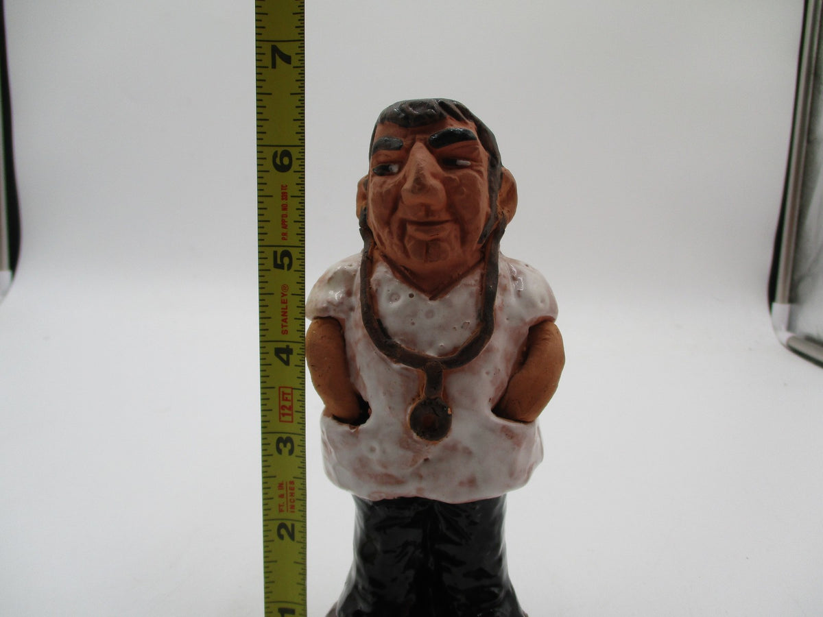 Vintage 1976 Eresco Doctor Figurine Small Hand Painted Whimsical Ceramic Taiwan7