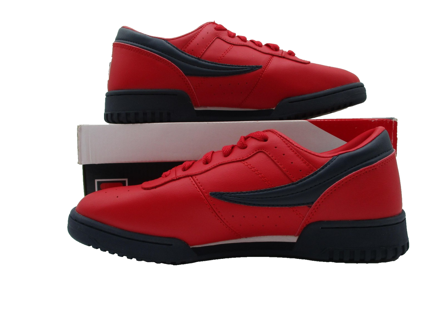 Fila Original Fitness Shoes Mens Size 10.5 Red Navy White Casual Sneakers1