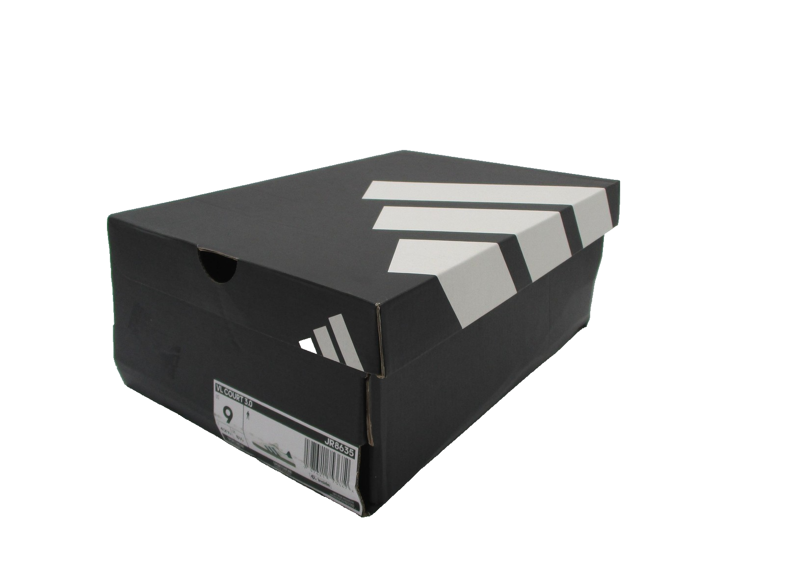 Adidas VL Court 3.0 Shoes Mens Size 9 White Green Teal Gum Sole Casual JR863514