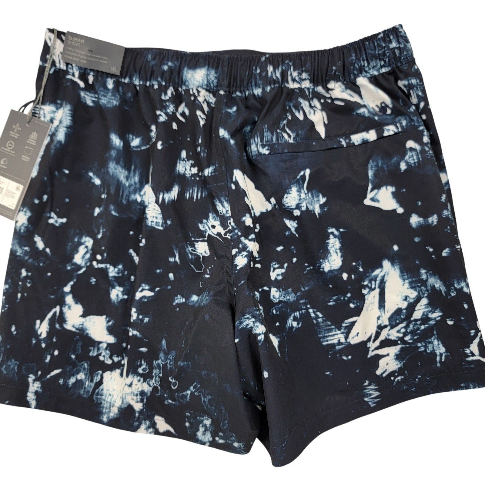 VRST 5" Resort Short Indigo Craft Men’s Swim Trunks Small Quick Dry UV Slim Fit1