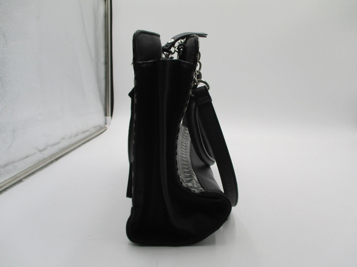 Nine West & Christian Siriano Satchel Bag Lot Womens Medium Black Faux Leather2
