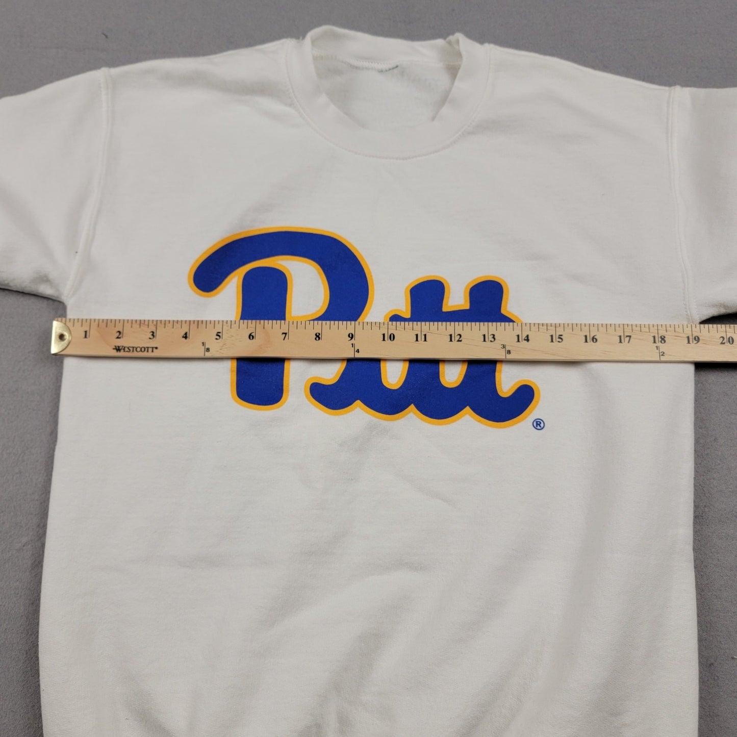Vintage Pittsburgh Panthers Sweatshirt White Longsleeved Sz M